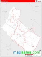 Long County, GA Wall Map Zip Code