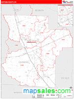 Lowndes County, GA Wall Map