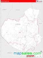 Lumpkin County, GA Wall Map Zip Code