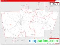 Polk County, GA Wall Map