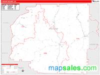 Stewart County, GA Wall Map Zip Code