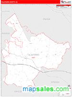Taliaferro County, GA Wall Map Zip Code