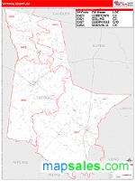 Tattnall County, GA Wall Map