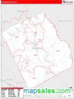Wilkinson County, GA Wall Map Zip Code