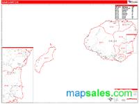 Kauai County, HI Wall Map