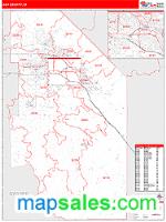 Ada County, ID Wall Map Zip Code