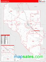 Canyon County, ID Wall Map Zip Code