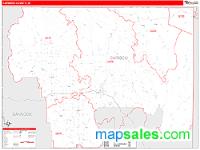 Caribou County, ID Wall Map Zip Code