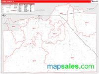 Cassia County, ID Wall Map Zip Code