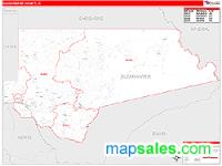Clearwater County, ID Wall Map Zip Code