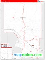 Gooding County, ID Wall Map Zip Code