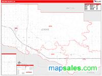 Jerome County, ID Wall Map Zip Code