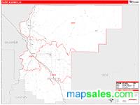 Payette County, ID Wall Map Zip Code