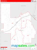 Power County, ID Wall Map Zip Code