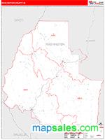 Washington County, ID Wall Map Zip Code