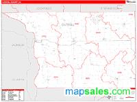 Carroll County, IL Wall Map