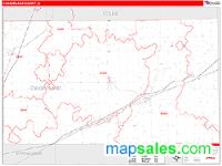 Cumberland County, IL Wall Map Zip Code