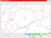 Cumberland County, IL Wall Map