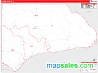 Hardin County, IL Wall Map Zip Code