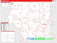 Jackson County, IL Wall Map