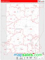 Macoupin County, IL Wall Map