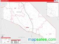 Massac County, IL Wall Map