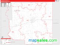 Richland County, IL Wall Map Zip Code