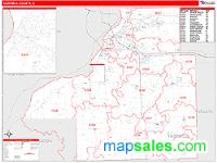 Tazewell County, IL Wall Map