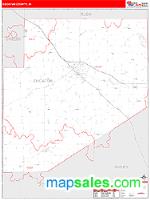 Decatur County, IN Wall Map Zip Code