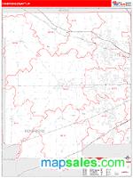 Hendricks County, IN Wall Map