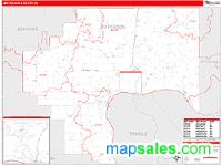 Jefferson County, IN Wall Map