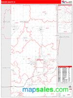 Madison County, IN Wall Map