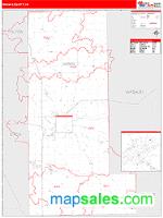 Miami County, IN Wall Map Zip Code