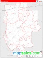 Perry County, IN Wall Map Zip Code
