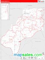 Spencer County, IN Wall Map Zip Code