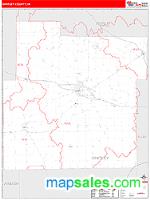 Whitley County, IN Wall Map