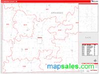 Appanoose County, IA Wall Map