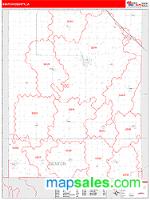 Benton County, IA Wall Map