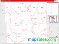 Buchanan County, IA Wall Map