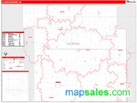 Calhoun County, IA Wall Map Zip Code