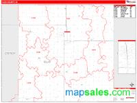 Clay County, IA Wall Map Zip Code