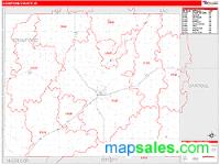Crawford County, IA Wall Map Zip Code
