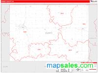 Emmet County, IA Wall Map Zip Code