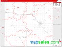 Floyd County, IA Wall Map Zip Code
