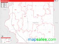 Fremont County, IA Wall Map