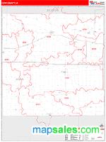 Iowa County, IA Wall Map