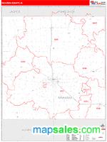 Mahaska County, IA Wall Map