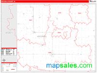 Mitchell County, IA Wall Map Zip Code