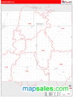 O'Brien County, IA Wall Map