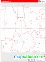 Poweshiek County, IA Wall Map Zip Code